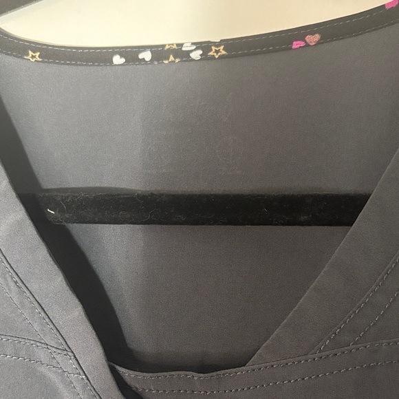 Heart Soul V-Neck Short Sleeve Scrub Top - Picture 6 of 7